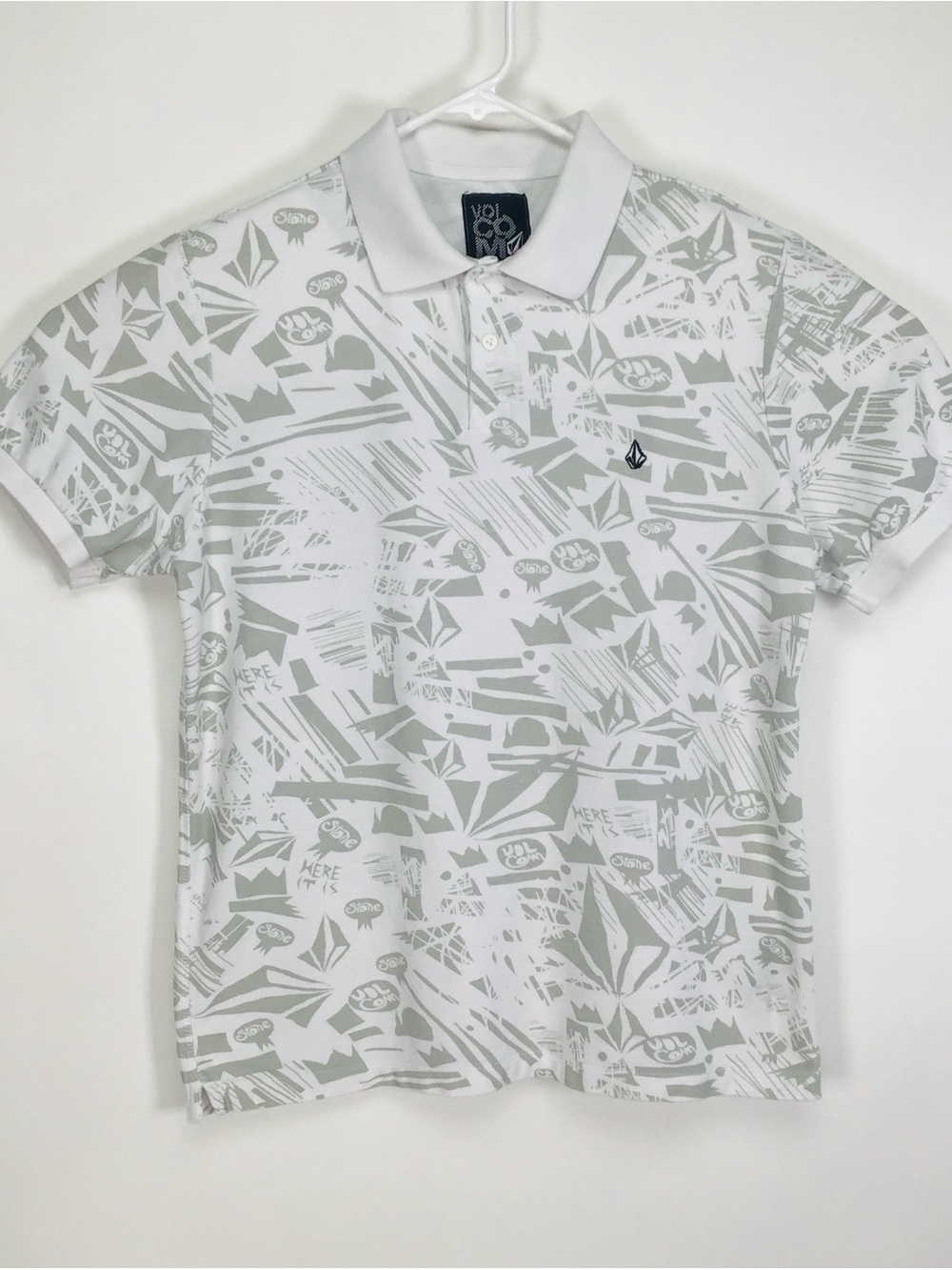 Volcom men’s short sleeve polo shirt large